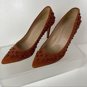 J Crew Collection Everly Suede Studded Heels